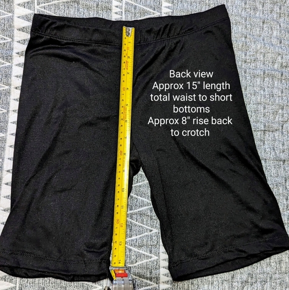Ardene size small black stretchy bike shorts, NWOT, under skirt safety shorts - Picture 2 of 7